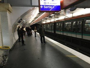 In der Pariser Metro