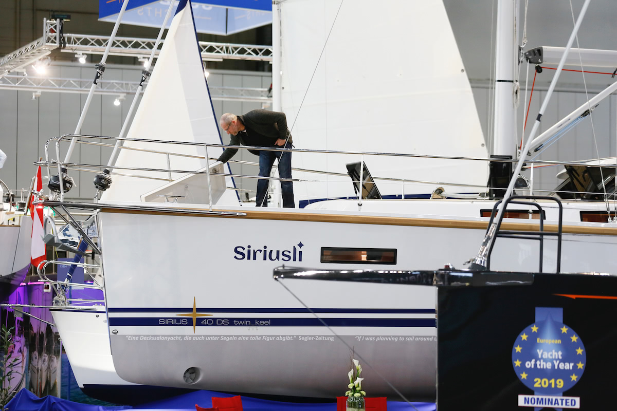 Die Sirius 40 DS mit Twin-Kiel